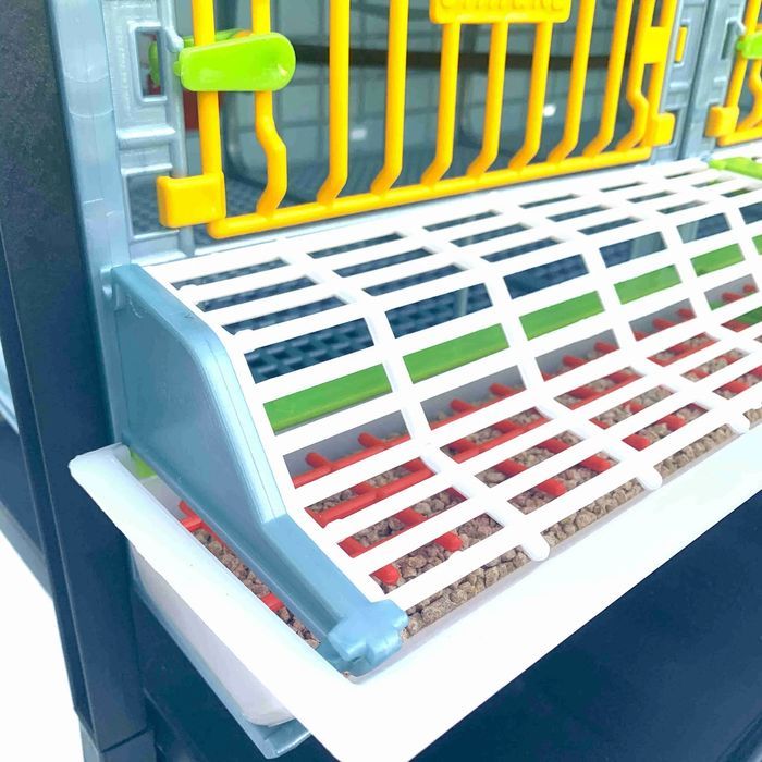 Klatka do Chowu Drobiu - 3 Poziomowa - Wys. 25 cm