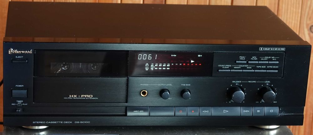 Sherwood DS-5010C Magnetofon kasetowy Dolby B C HX Pro