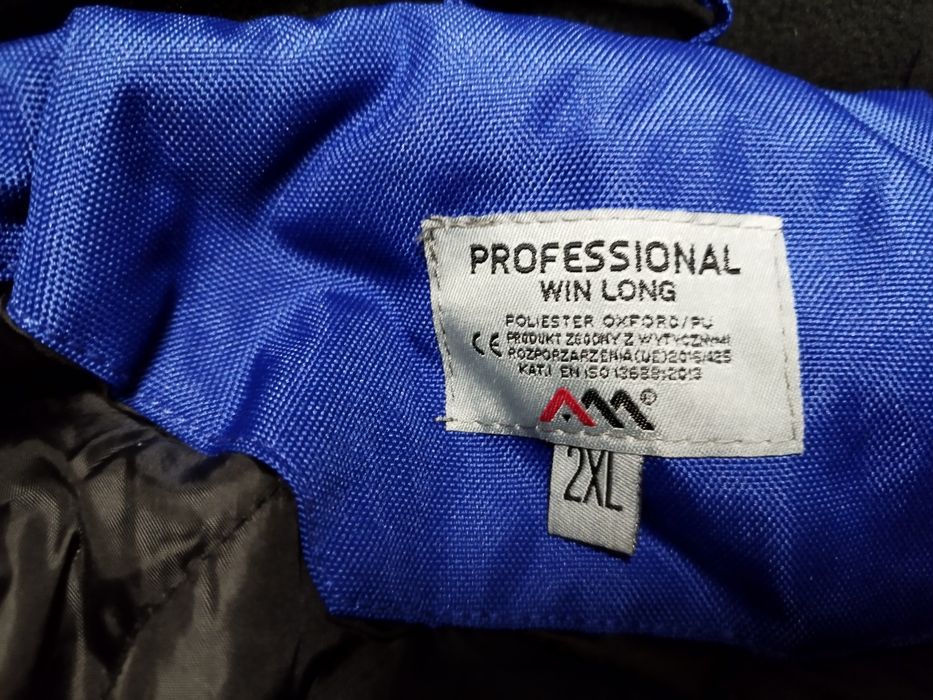 Ciuchy ochronne zimowe. Kurtka i spodnie