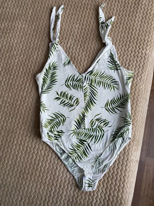 Білий болі з принтом пальми