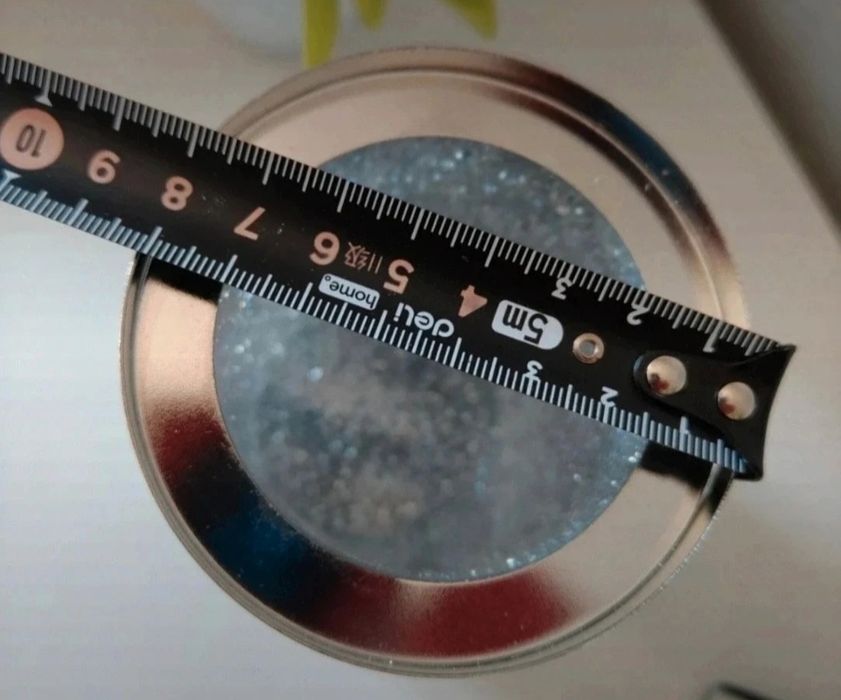 Pojemnik łazienkowy szklany z kryształkami Glamour