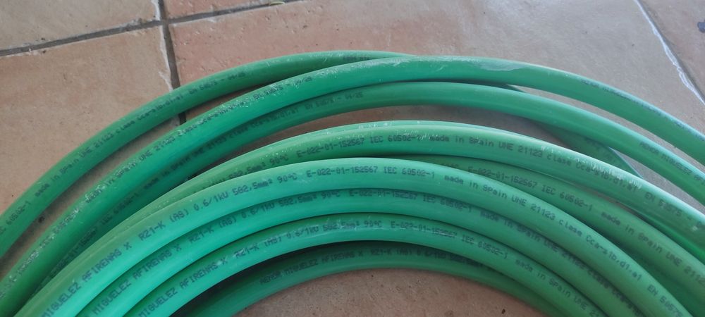 Cabo elétrico 5 G x 2.5