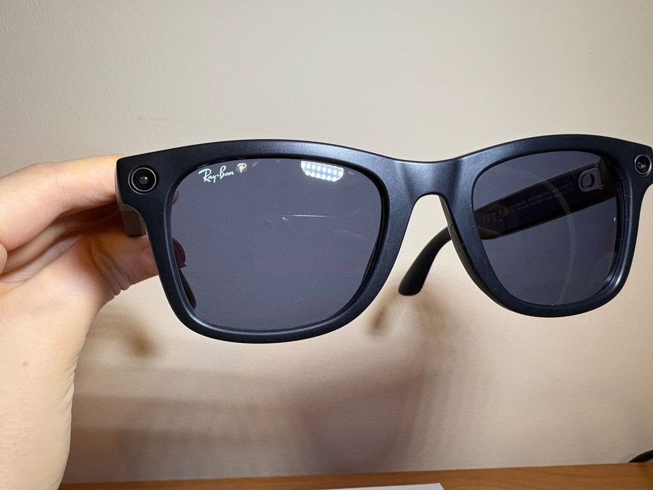 Gen 1 Smart okulary Ray-Ban Meta Wayfarer granatowe