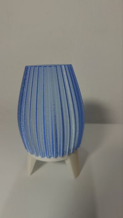 Candeeiro azul pequeno