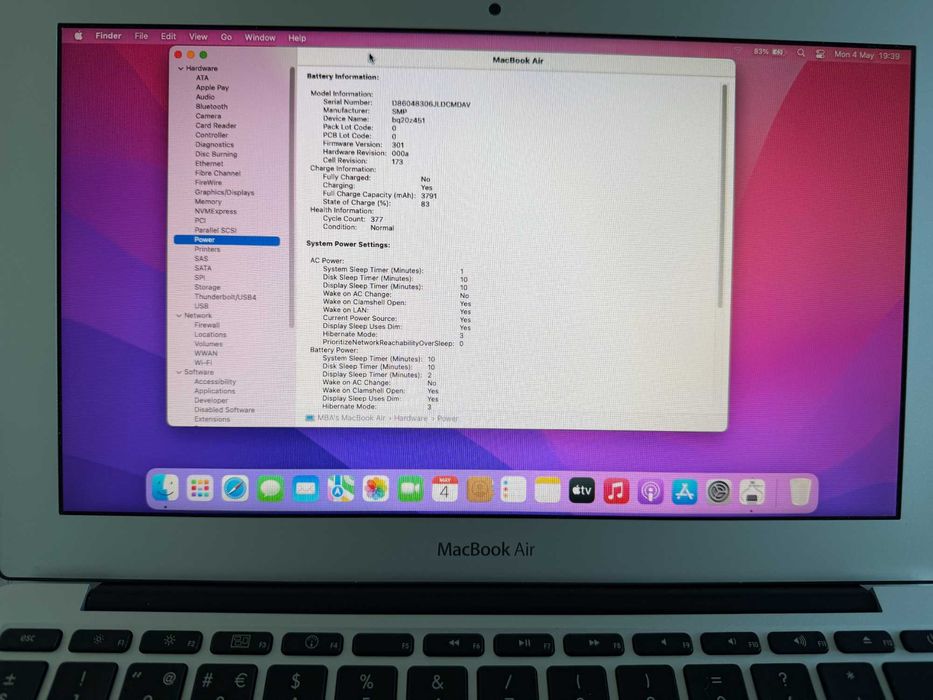 MacBook Air 11.6'' Usado em bom estado