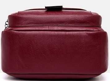 Женская кожаная стильная сумка женский рюкзак портфель ранец рюкзачок