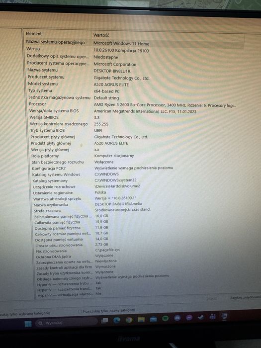 Komputer RTX 2060 Msi AMD Ryzen 5 2600 RAM 16GB