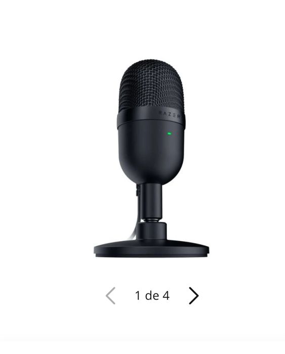 Microfone Gaming RAZER Seiren Mini Black