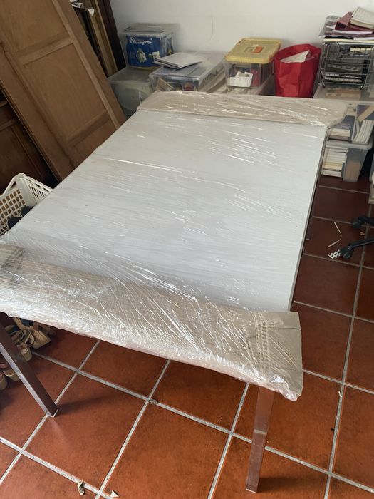Mesa de vidro impecavel