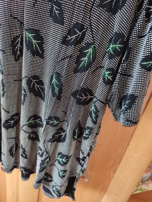 Bluzka w listki Bingo XXL