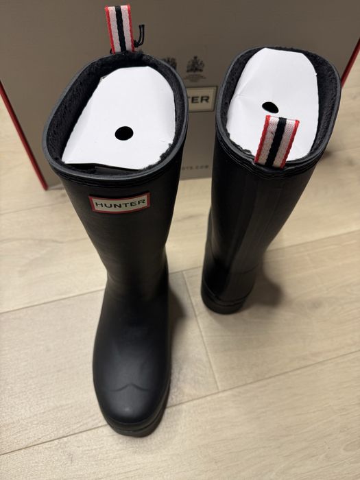 Hunter nowe kalosze ocieplane 40/41 czarne