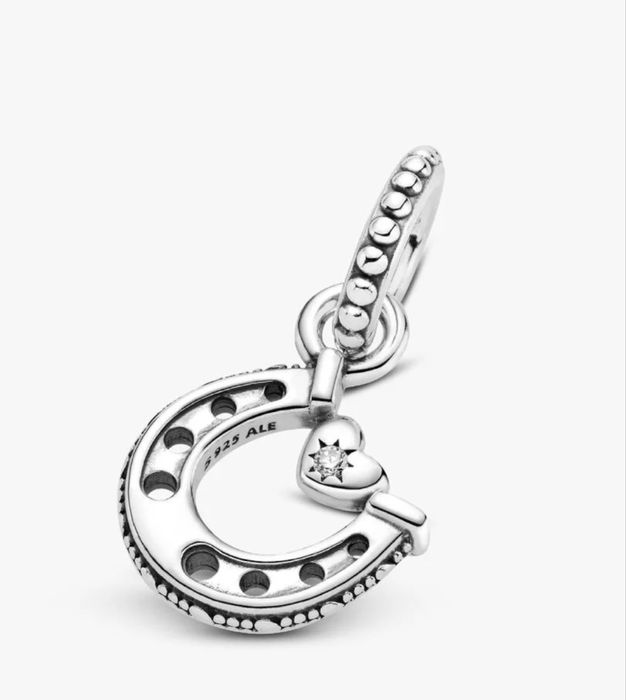 Pandora Charms srebro podkowa koń szczęście na prezent