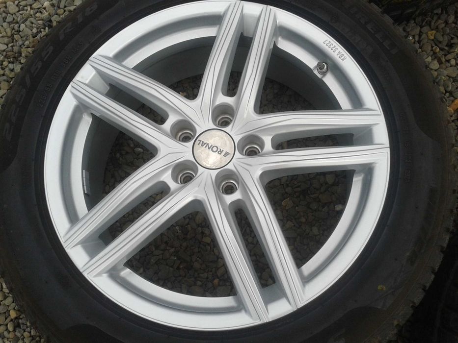 oryginalne r18 5x112 18cali felgi jak nowe mielec ronal audi a3 a4 a6 q2 q3 volkswagen golf caddy troc passat tiguan touran sharan seat leon tarraco