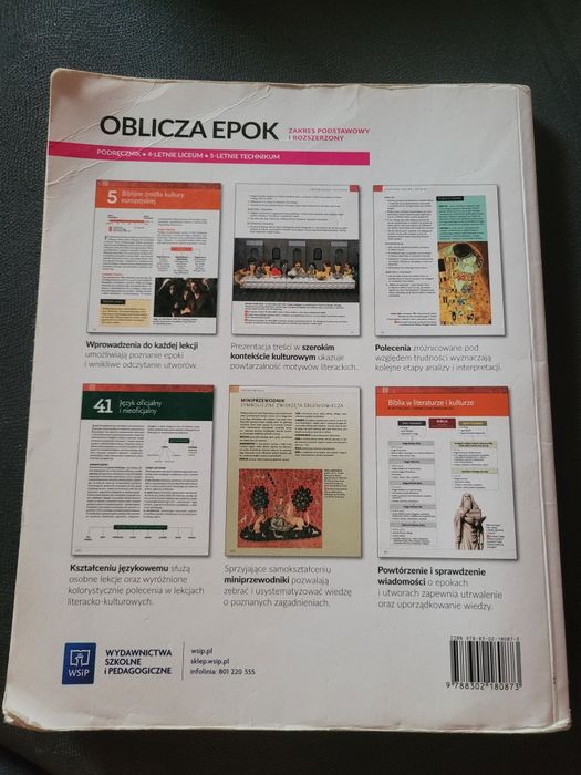 Książka Oblicza Epok 1.1