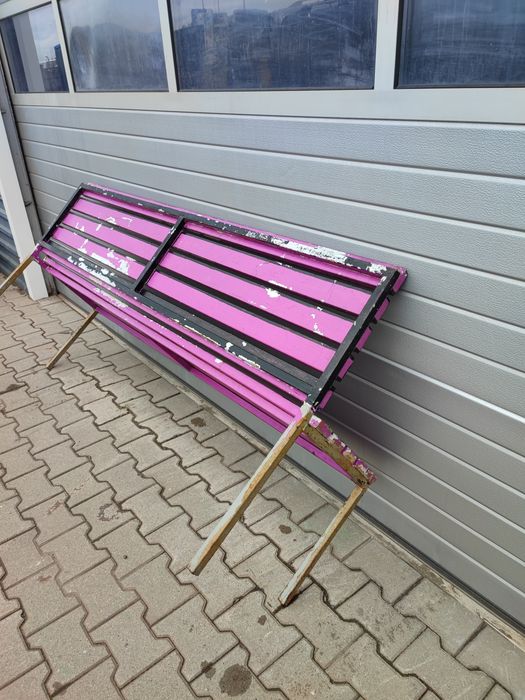 Ławka ogrodowa drewniana solidna konstrukcja 2m okazja