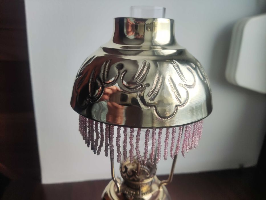 Stara francuska mini lampa naftowa "Paryżanka" nr 4