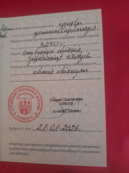 Naszyjnik złoty z diamentami i rubinami