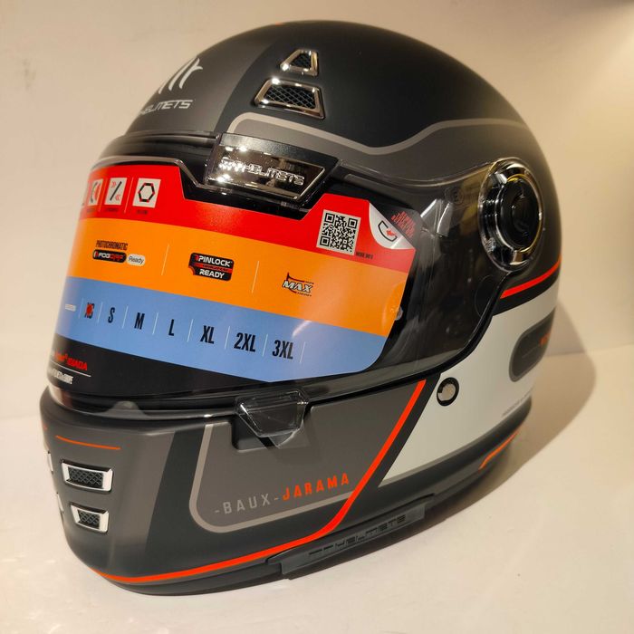 Capacete MT Jarama integral clássico vintage mota novo