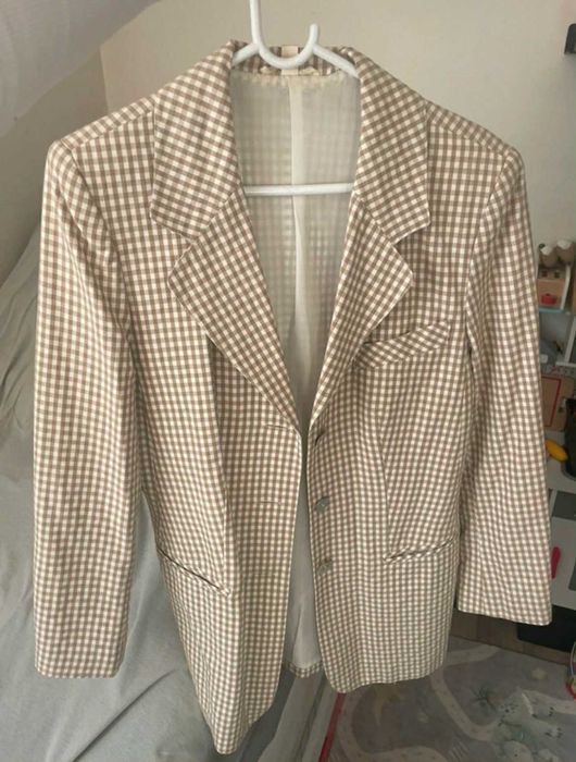 Marynarka w kratę rozm 38