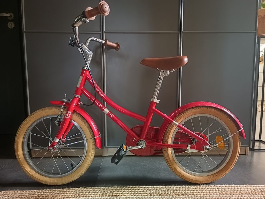 Rower dziecięcy 16 cali czerwony