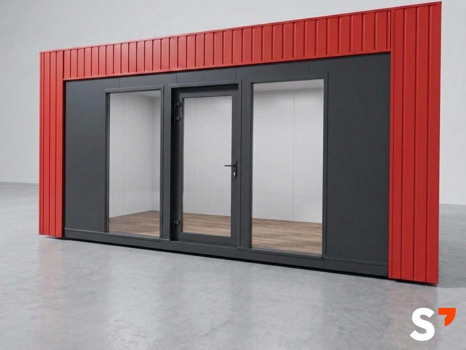 Kontener handlowy, biurowy, magazynowy 4x3 (400cmx300cm) – STAGO Konin