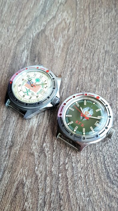 Годинник Восток КГБ  Амфібія Командирские Автоподзавод  2416.Б СРСР