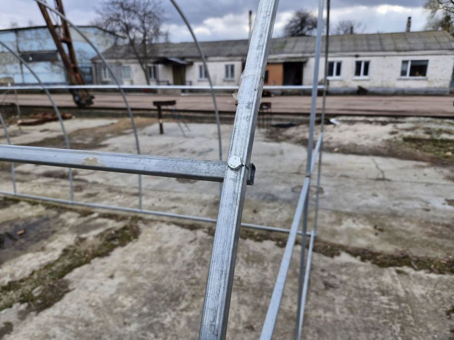 Теплиця міцна оцинкована комплект дуги та труба