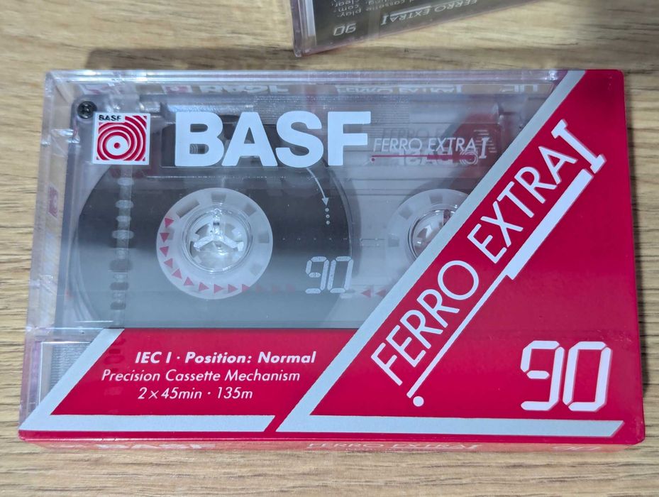 Аудіокасеты аудио кассеты BASF ferro extra 90хв. лот 8шт. Korea