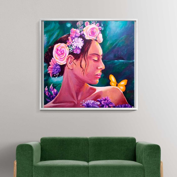 Efemeridade - quadro original pintado à mão