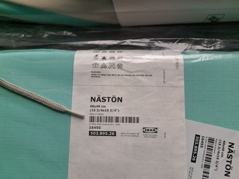 IKEA ROMSO  parasol balkonowy nowy folia + poduszki