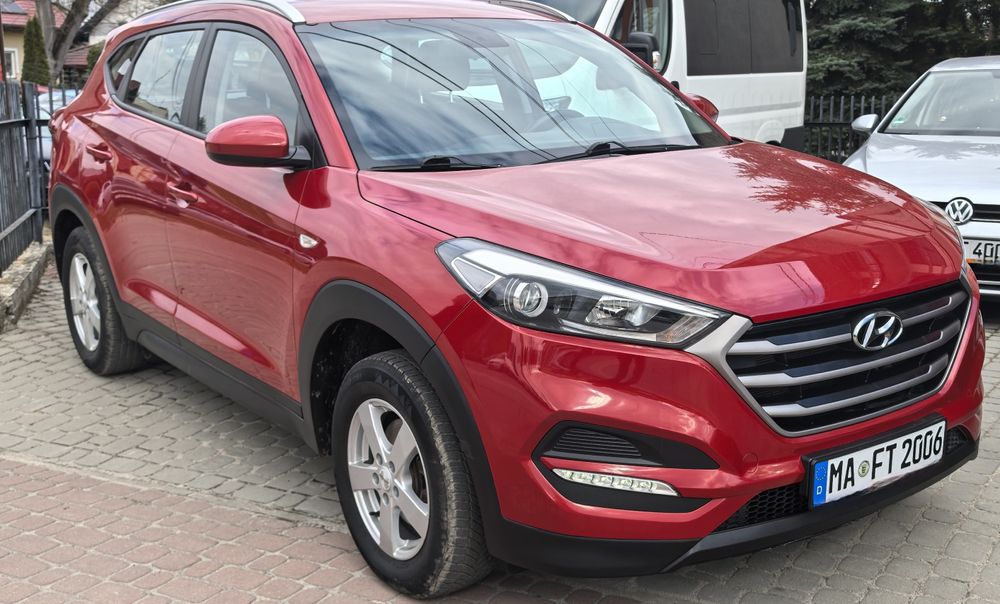 Hyundai Tucson 1.6b Turbo 177KM Prosto z Niemiec Serwis Tuv