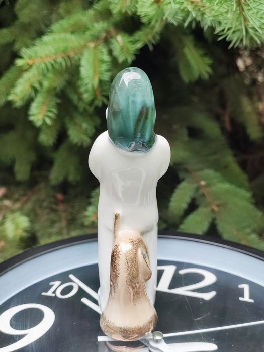 Porcelanowa figurka Saksofonista Rzadko spotykana ZSRR Połonne