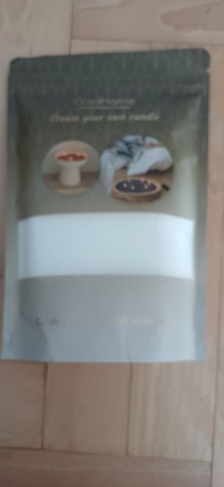 Woskowy piasek, wosk biały, knoty