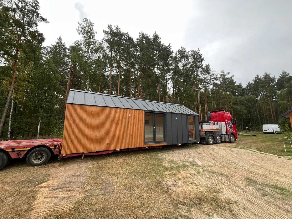 Mobilny domek całoroczny bez pozwolenia na zgłoszenie 35m2 nowy