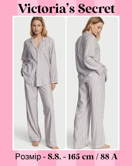 Піжама фланель модал сатин Victoria’sSecret подарунок свята різдво нг