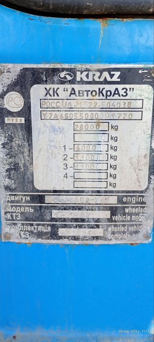 Краз 65055 самоскид