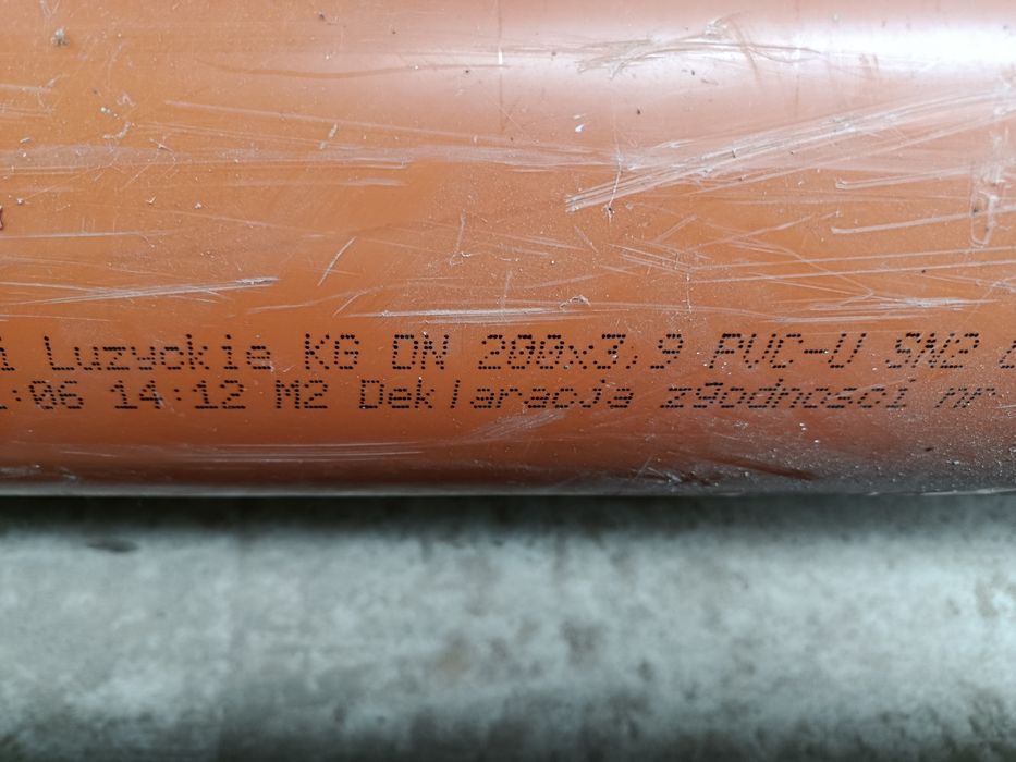 Rury PVC fi 160 i fi 200