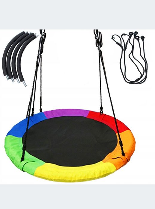 Гойдалка дитяча качеля садова гніздо лелеки велика  110см