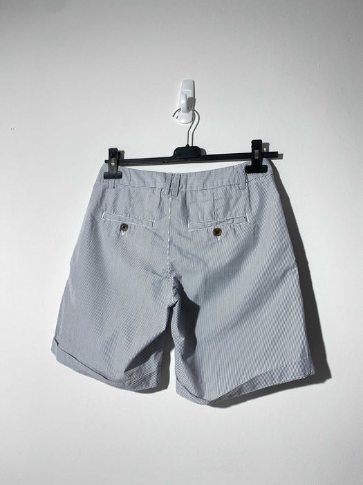 spodenki szorty bermudy lato paski old money XS 34 casual basic prążek