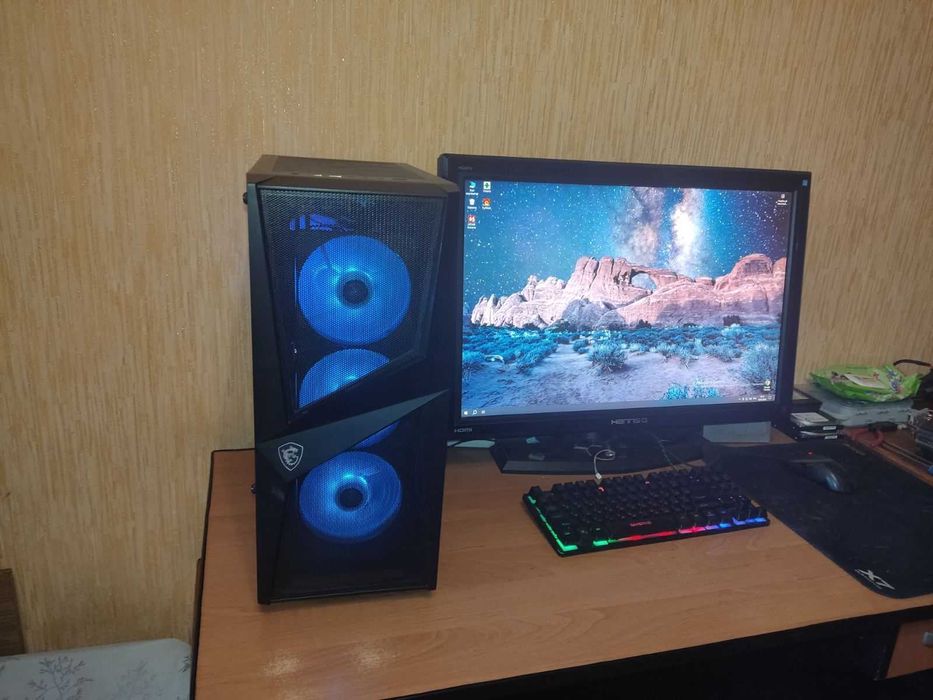 ИГРОВОЙ КОМПIntel i7-7700 (8x4.20), RX 5700 (8 Gb),DDR4 16Gb,SSD 256Gb