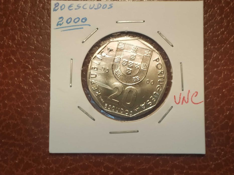 A920 moeda de 20 escudos de 2000 UNC - Portugal