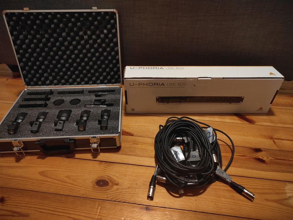 Zestaw do nagrywania perkusji Behringer