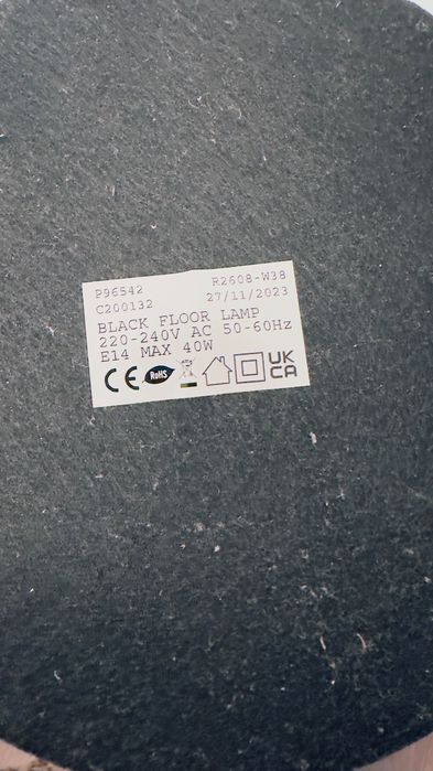 Candeeiro pé, 140 cm, Barcelona Led