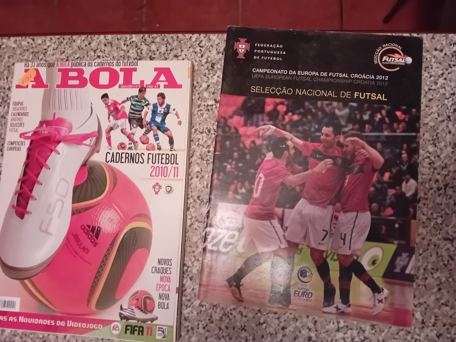 Conjunto de 7 Revistas de Futebol
