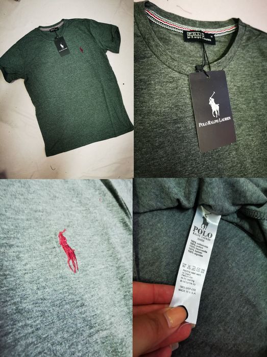 Koszulka męska Ralph Lauren Guess M-XXL mały znaczek kolory
