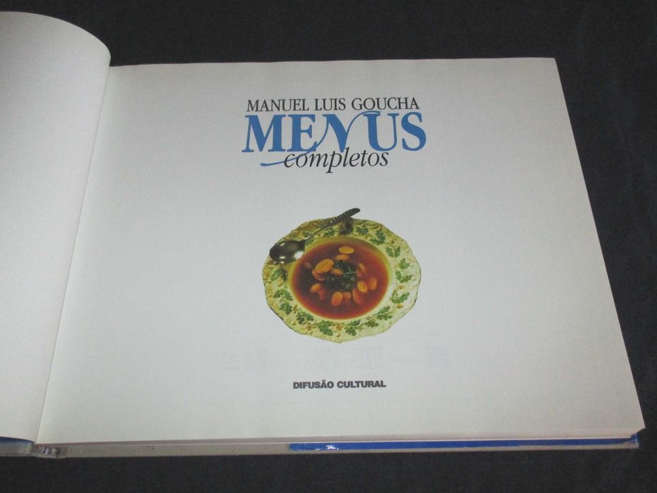 Livro Menus Completos Manuel Luís Goucha