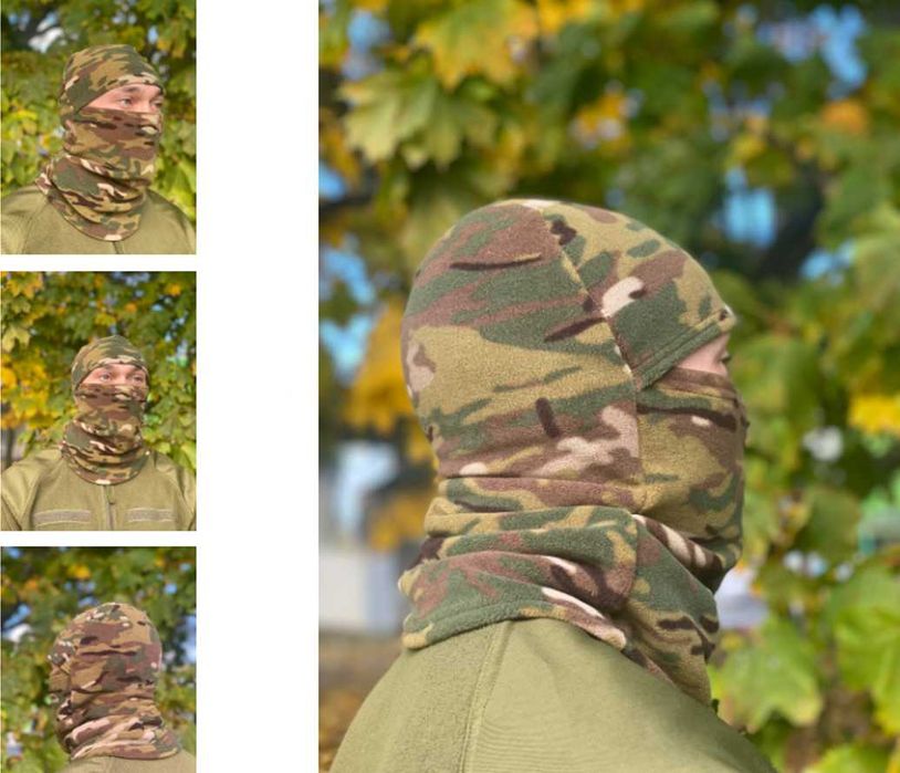 Тактична флісова балаклава — тепла, опт від виробника ціна (130 грн)