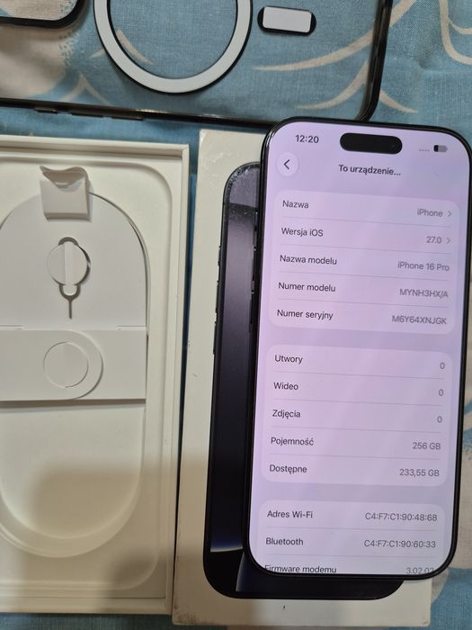 Iphone 16 pro 256gb stan idealny