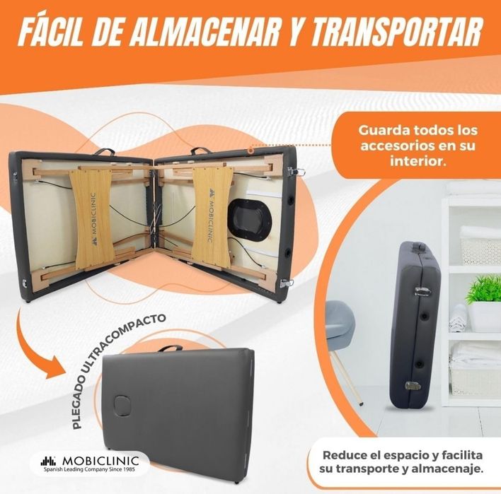 Maca marquesa massagem até 150kg com bolsa de transporte