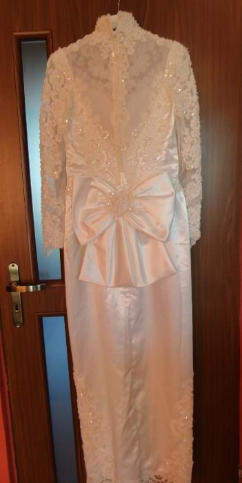 Zjawiskowa suknia ślubna roz. M, koronka, Mori Lee